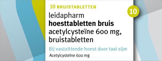 Leidapharm acetylcysteïne 600 mg 10 stuks